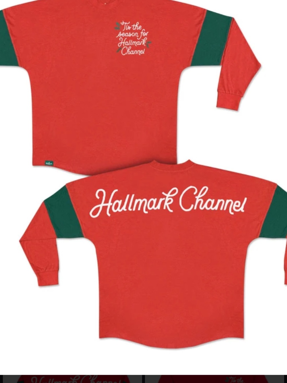 Hallmark Channel Christmas Large Spirit Jersey